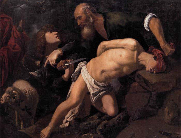 ORRENTE, Pedro The Sacrifice of Isaac Spain oil painting art